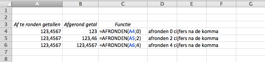 hoe_afronden_excel