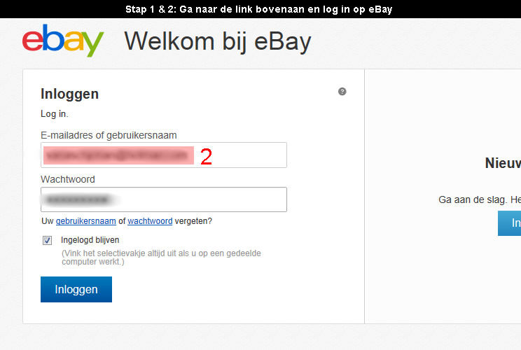 Ebay bod verwijderen 1
