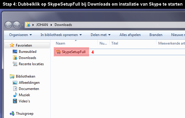 hoe skype downloaden 4