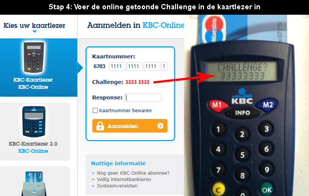 Kbc touch aanmelden kaart