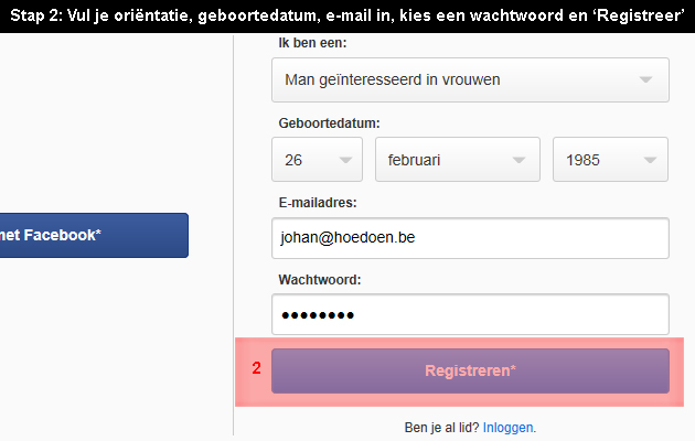 Zoosk inloggen