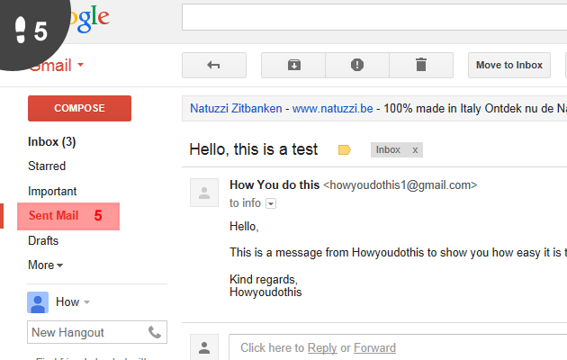 Gmail mail sturen 5