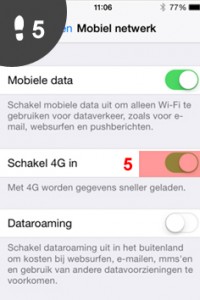 iphone 4G activeren 5