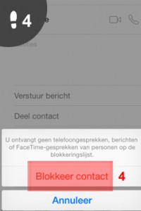 iphone nummer blokkeren 4