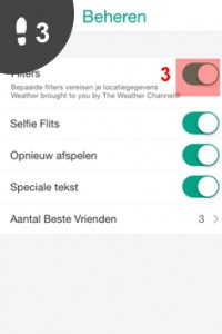 snapchat filters activeren 3