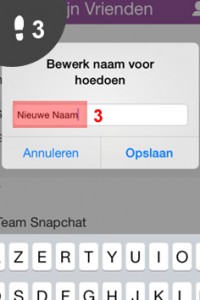 snapchat naam wijzigen 3