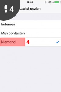 whatsapp laatst gezien uitzetten 4