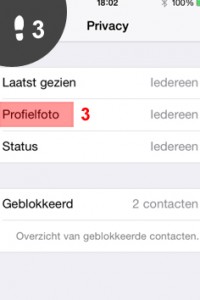 whatsapp profielfoto verbergen 3