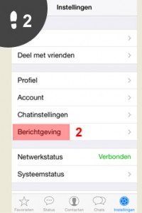 whatsapp uitzetten 2