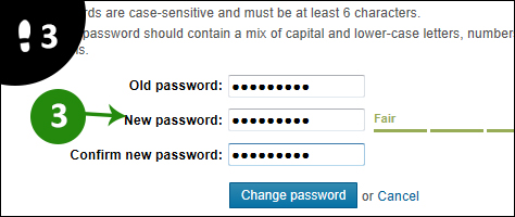 linkedin change password 3