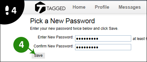 tagged wachtwoord vergeten 4
