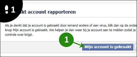 Mijn facebook account is weg