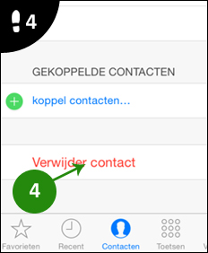 iphone contact verwijderen 4