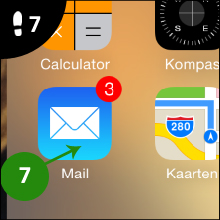 iphone email toevoegen 7