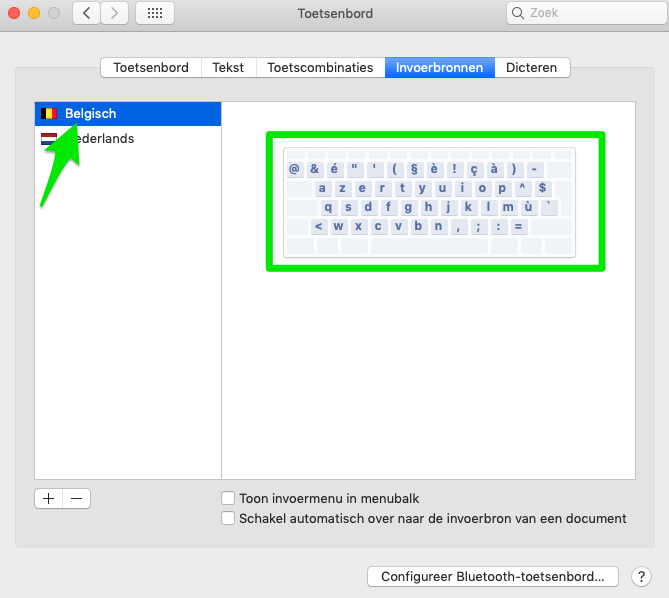 Hoe QWERTY naar AZERTY op - Hoedoen.be