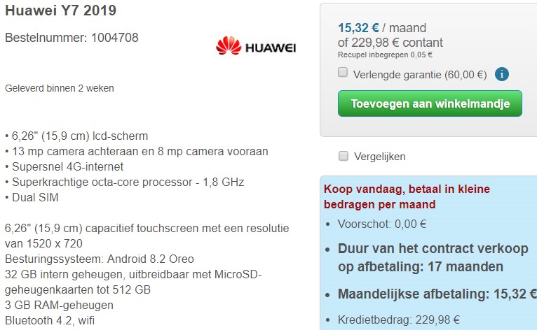 toevoegen aan omverwerping hardware Hoe kopen op afbetaling per maand bij Unigro? - Hoedoen.be