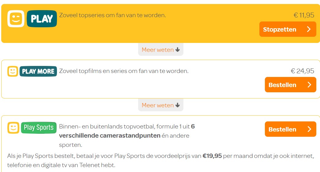 zoom kanaal volleybal Hoe Telenet Play, Play More of Sports opzeggen?