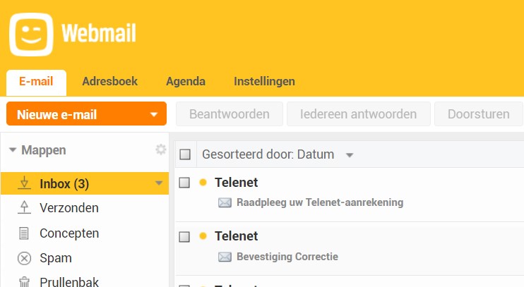 telenet mail aanmelden